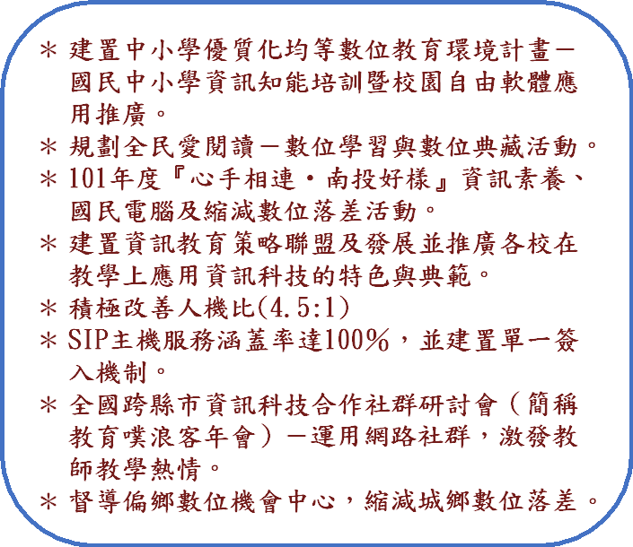 數位資訊推動作法