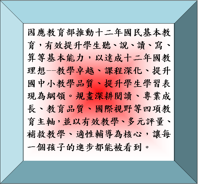 每個孩子的進步都能被看到的願景說明
